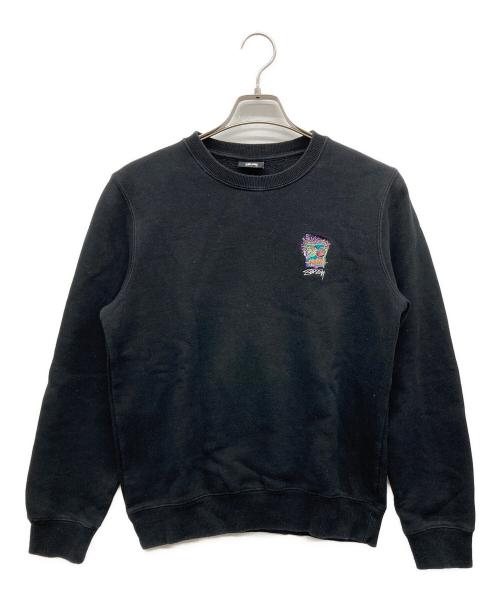 stussy（ステューシー）stussy (ステューシー) スウェット ブラック サイズ:Sの古着・服飾アイテム