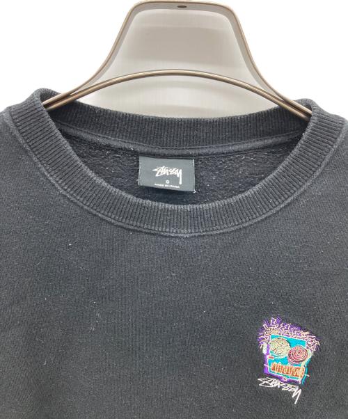 stussy（ステューシー）stussy (ステューシー) スウェット ブラック サイズ:Sの古着・服飾アイテム