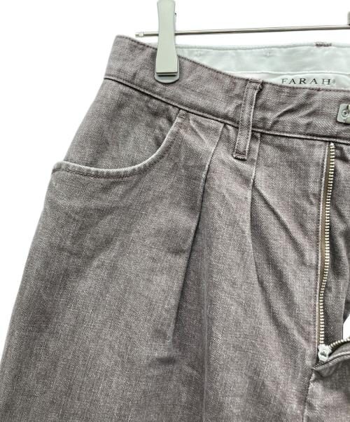 FARAH（ファーラー）FARAH (ファーラー) ワイドテーパードパンツ ブラック サイズ:W30の古着・服飾アイテム