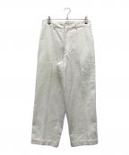 COMME des GARCONS HOMME PLUSコムデギャルソンオムプリュス）の古着「スラックス」｜ホワイト