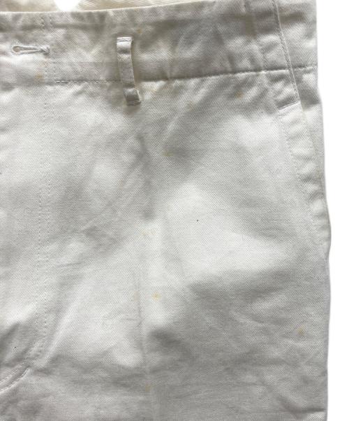 COMME des GARCONS HOMME PLUS（コムデギャルソンオムプリュス）COMME des GARCONS HOMME PLUS (コムデギャルソンオムプリュス) スラックス ホワイト サイズ:Lの古着・服飾アイテム