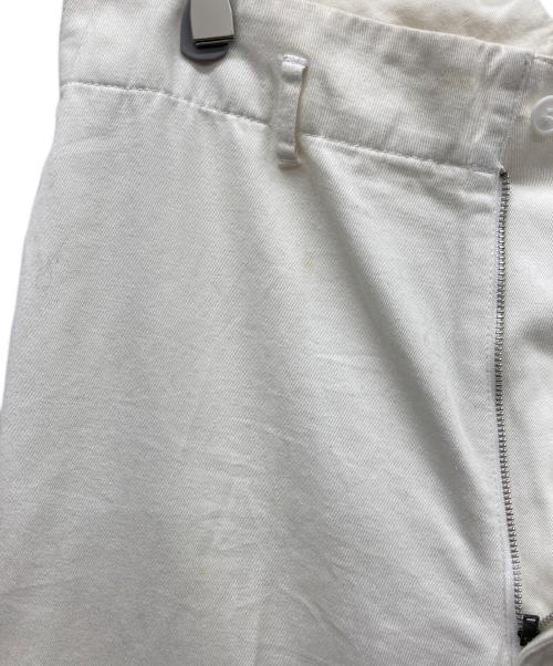 COMME des GARCONS HOMME PLUS（コムデギャルソンオムプリュス）COMME des GARCONS HOMME PLUS (コムデギャルソンオムプリュス) スラックス ホワイト サイズ:Lの古着・服飾アイテム