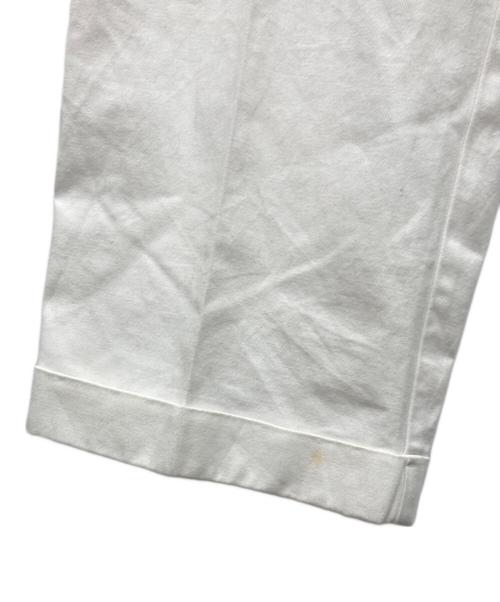 COMME des GARCONS HOMME PLUS（コムデギャルソンオムプリュス）COMME des GARCONS HOMME PLUS (コムデギャルソンオムプリュス) スラックス ホワイト サイズ:Lの古着・服飾アイテム