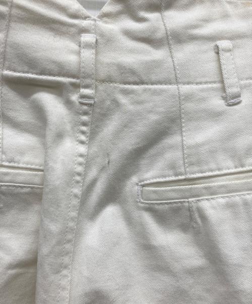 COMME des GARCONS HOMME PLUS（コムデギャルソンオムプリュス）COMME des GARCONS HOMME PLUS (コムデギャルソンオムプリュス) スラックス ホワイト サイズ:Lの古着・服飾アイテム