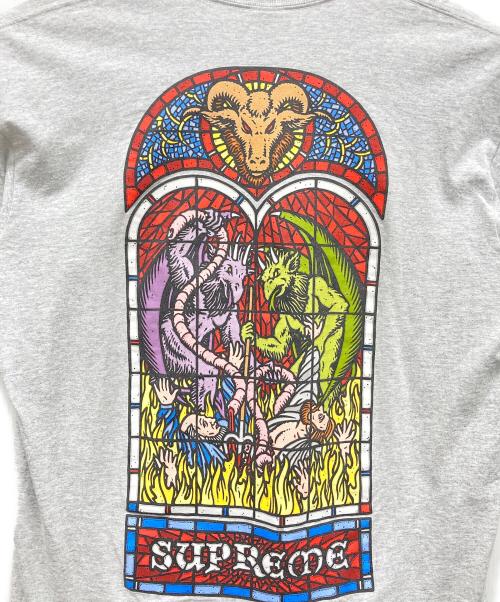 SUPREME（シュプリーム）Supreme (シュプリーム) Worship Tee グレー サイズ:Lの古着・服飾アイテム