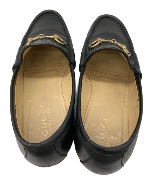 GUCCI（グッチ）GUCCI (グッチ) ホースビットローファー ブラック サイズ:6 1/2の古着・服飾アイテム