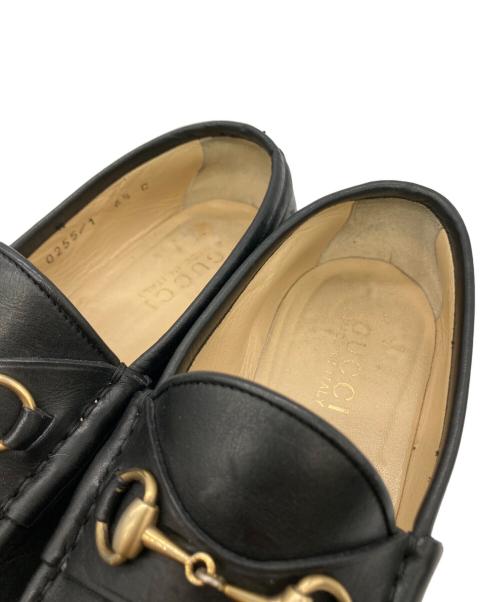 GUCCI（グッチ）GUCCI (グッチ) ホースビットローファー ブラック サイズ:6 1/2の古着・服飾アイテム