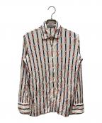 CELINEセリーヌ）の古着「シルクシャツ」｜ベージュ