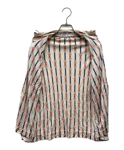 CELINE（セリーヌ）CELINE (セリーヌ) シルクシャツ ベージュ サイズ:42の古着・服飾アイテム