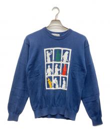 Christian Dior Sports（クリスチャン ディオールスポーツ）の古着「コットンニット」｜ネイビー