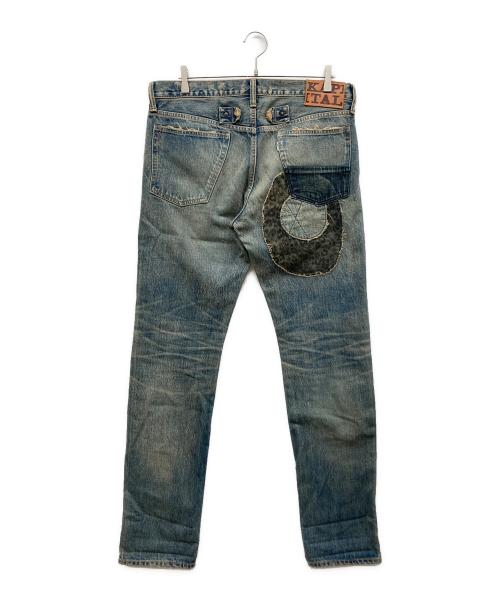 KAPITAL（キャピタル）KAPITAL (キャピタル) パッチワークデニムパンツ インディゴ サイズ:36の古着・服飾アイテム