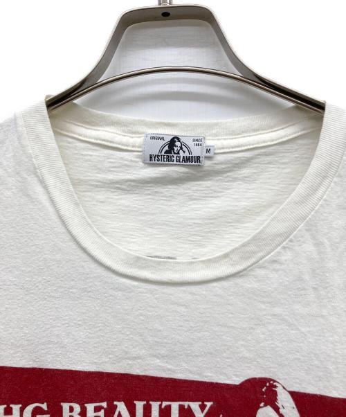 Hysteric Glamour（ヒステリックグラマー）Hysteric Glamour (ヒステリックグラマー) ガール・ウーマンロゴプリントTシャツ ホワイト サイズ:Mの古着・服飾アイテム