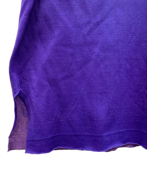 USED（ユーズド）USED (ユーズド) ナンバリングフットボールカットソー パープル サイズ:不明の古着・服飾アイテム