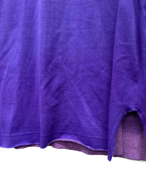 USED（ユーズド）USED (ユーズド) ナンバリングフットボールカットソー パープル サイズ:不明の古着・服飾アイテム