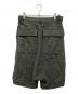 YOHJI YAMAMOTO REGULATION (ヨウジヤマモトレギュレーション) PARADISE W/CHECK R-FRILL SLEEVE PANTS ブラウン サイズ:2：10000円