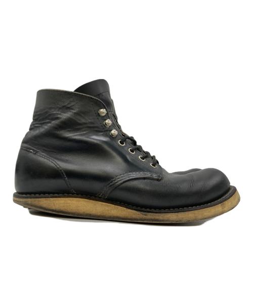 RED WING（レッドウィング）RED WING (レッドウィング) アイリッシュセッター 復刻犬タグ ブラック サイズ:8Dの古着・服飾アイテム