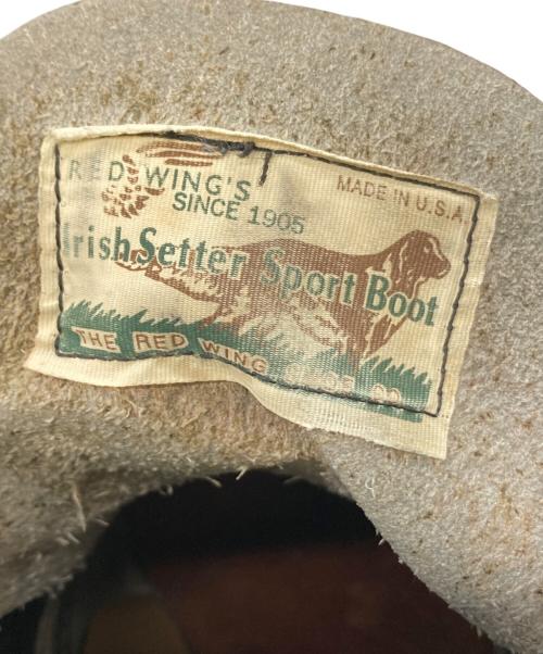 RED WING（レッドウィング）RED WING (レッドウィング) アイリッシュセッター 復刻犬タグ ブラック サイズ:8Dの古着・服飾アイテム