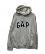 GAPギャップ）の古着「90s ロゴスウェットパーカー」｜グレー