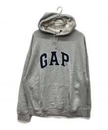 GAP（ギャップ）の古着「90s ロゴスウェットパーカー」｜グレー