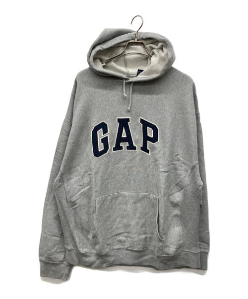 GAP（ギャップ）GAP (ギャップ) 90s ロゴスウェットパーカー グレー サイズ:XLの古着・服飾アイテム