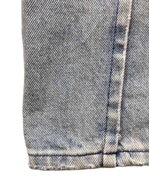 woadblue（ウォードブルー）woadblue (ウォードブルー) HW Semi Wide Flare TUCK Pants インディゴ サイズ:24の古着・服飾アイテム
