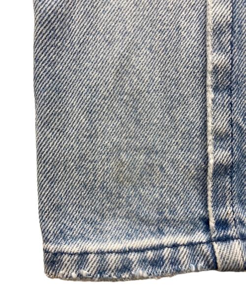 woadblue（ウォードブルー）woadblue (ウォードブルー) HW Semi Wide Flare TUCK Pants インディゴ サイズ:24の古着・服飾アイテム