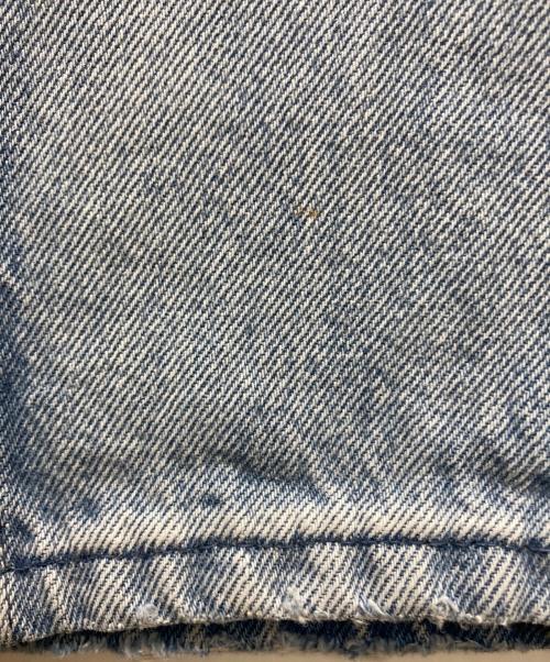 woadblue（ウォードブルー）woadblue (ウォードブルー) HW Semi Wide Flare TUCK Pants インディゴ サイズ:24の古着・服飾アイテム