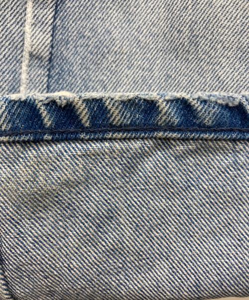 woadblue（ウォードブルー）woadblue (ウォードブルー) HW Semi Wide Flare TUCK Pants インディゴ サイズ:24の古着・服飾アイテム