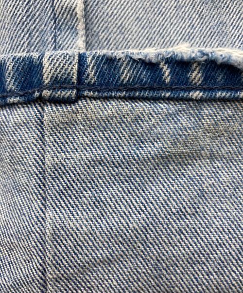 woadblue（ウォードブルー）woadblue (ウォードブルー) HW Semi Wide Flare TUCK Pants インディゴ サイズ:24の古着・服飾アイテム