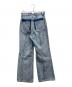 woadblue (ウォードブルー) HW Semi Wide Flare TUCK Pants インディゴ サイズ:24：10000円
