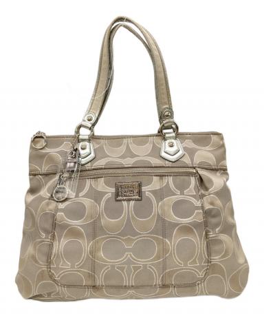 中古・古着通販】COACH (コーチ) ポピーシグネチャートートバッグ