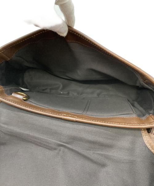 KC's LEATHER CRAFT（ケーシーズ）KC's LEATHER CRAFT (ケーシーズ) レザーショルダーバッグ ブラウンの古着・服飾アイテム