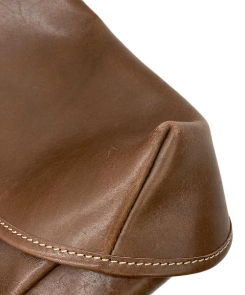 KC's LEATHER CRAFT（ケーシーズ）KC's LEATHER CRAFT (ケーシーズ) レザーショルダーバッグ ブラウンの古着・服飾アイテム