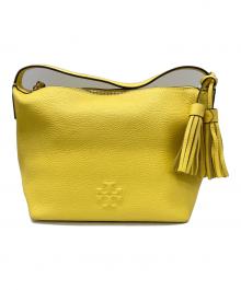 TORY BURCH（トリーバーチ）の古着「タッセルワンショルダーバッグ」｜イエロー
