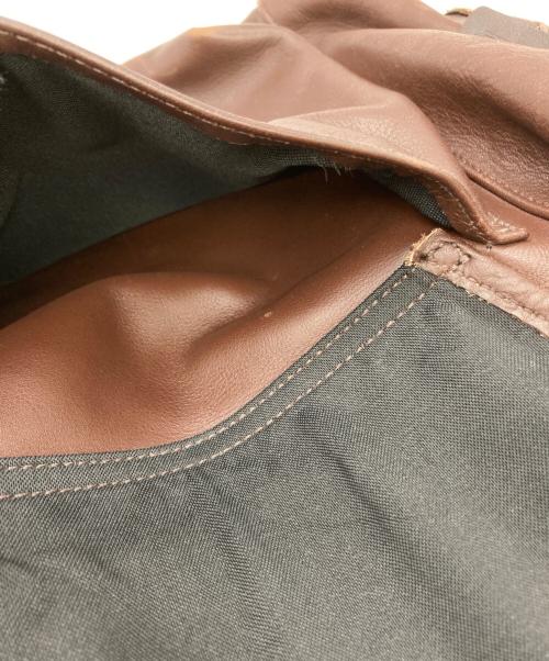 COACH（コーチ）COACH (コーチ) レザーリュック ブラウンの古着・服飾アイテム