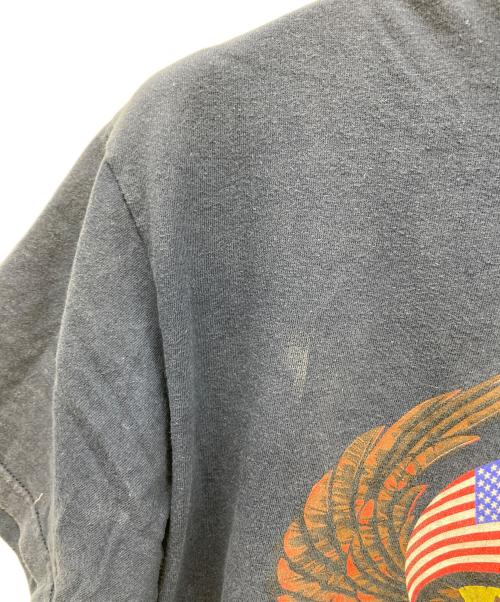 HARLEY-DAVIDSON（ハーレーダビッドソン）HARLEY-DAVIDSON (ハーレーダビッドソン) アニマルプリントTシャツ ネイビー サイズ:Lの古着・服飾アイテム