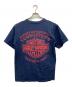 HARLEY-DAVIDSON (ハーレーダビッドソン) アニマルプリントTシャツ ネイビー サイズ:L：7000円