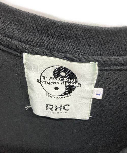RHC Ron Herman（アールエイチシー ロンハーマン）RHC Ron Herman (アールエイチシー ロンハーマン) ロゴtシャツ ブラック サイズ:Lの古着・服飾アイテム