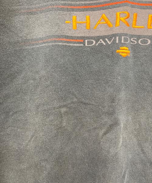 HARLEY-DAVIDSON（ハーレーダビッドソン）HARLEY-DAVIDSON (ハーレーダビッドソン) サーマル地tシャツ ブラック サイズ:Ｌの古着・服飾アイテム