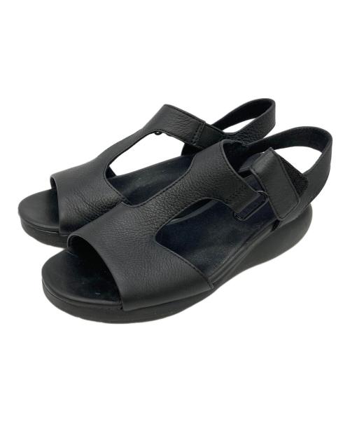 CAMPER（カンペール）CAMPER (カンペール) コンフォートサンダル ブラック サイズ:22.5の古着・服飾アイテム