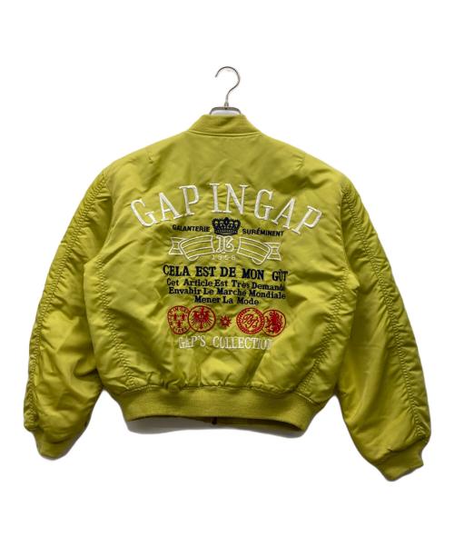 GAP（ギャップ）GAP (ギャップ) MA-1ジャケット 黄緑 サイズ:Mの古着・服飾アイテム
