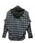 Maison MIHARA YASUHIRO (メゾン ミハラ ヤスヒロ) Hoodie Combine Checkered Shirt グレー サイズ:46：30000円