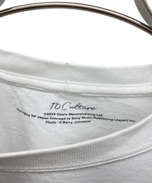 Adam et Rope（アダム エ ロペ）Adam et Rope (アダム エ ロペ) oasis 10Culture Artwork design T-shirt ホワイト サイズ:XLの古着・服飾アイテム