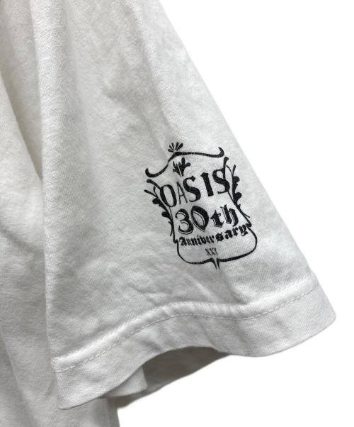 Adam et Rope（アダム エ ロペ）Adam et Rope (アダム エ ロペ) oasis 10Culture Artwork design T-shirt ホワイト サイズ:XLの古着・服飾アイテム