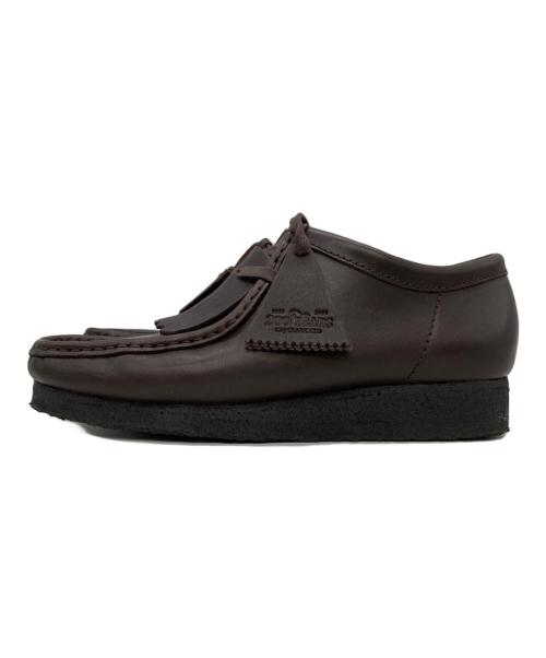 CLARKS ORIGINALS（クラークス オリジナルズ）Clarks Originals (クラークス オリジナルズ) Wallabee Purple Grape Leather ブラウン サイズ:US8の古着・服飾アイテム