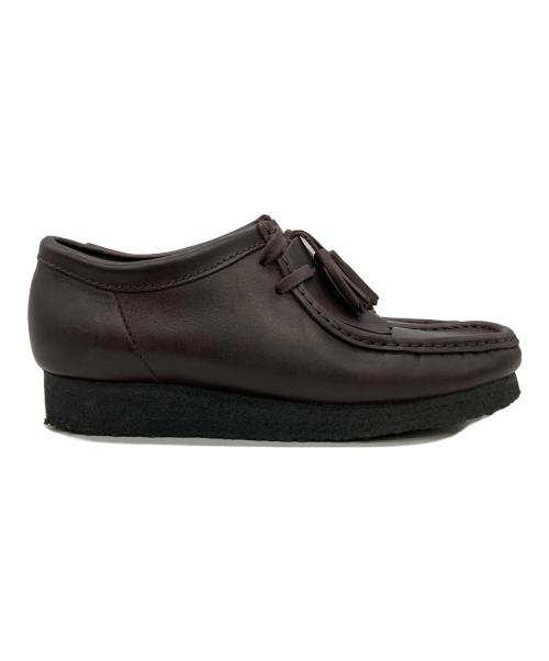 CLARKS ORIGINALS（クラークス オリジナルズ）Clarks Originals (クラークス オリジナルズ) Wallabee Purple Grape Leather ブラウン サイズ:US8の古着・服飾アイテム