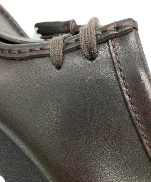 CLARKS ORIGINALS（クラークス オリジナルズ）Clarks Originals (クラークス オリジナルズ) Wallabee Purple Grape Leather ブラウン サイズ:US8の古着・服飾アイテム