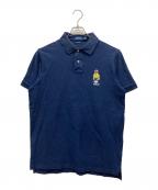 POLO RALPH LAURENポロ・ラルフローレン）の古着「ポロベアポロシャツ」｜ネイビー