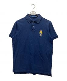 POLO RALPH LAUREN（ポロ・ラルフローレン）の古着「ポロベアポロシャツ」｜ネイビー