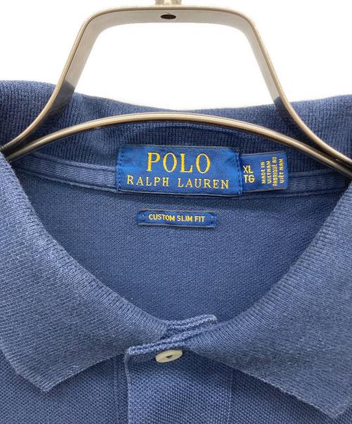 POLO RALPH LAUREN（ポロ・ラルフローレン）POLO RALPH LAUREN (ポロ・ラルフローレン) ポロベアポロシャツ ネイビー サイズ:XLの古着・服飾アイテム